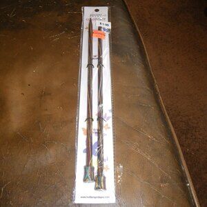 Knitter's Pride Color Play Laminated Birch Wood Knitting Needles Size 10.5/6.5mm